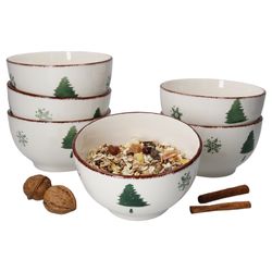01-23105762-HIT-Schneeflocke-Mueslischale-6er-Set-Deko.jpg 6er Set Schüssel Schneeflocke 14cm - 23105761_Bild_1