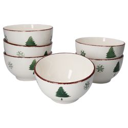 02-23105762-HIT-Schneeflocke-Mueslischale-6er-Set.jpg 6er Set Schüssel Schneeflocke 14cm - 23105761_Bild_2