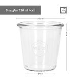 1/5L Gläser mit 12 Glasdeckeln inkl. Gelierzauber Rezeptheft von Diamantzucker_Bild_2
