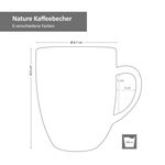 6er Set Kaffeebecher Nature 300ml_Bild_5