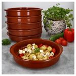 6er Set Cazuela Tonschale Bernd mit Griffen 24cm XL - 99504_Bild_6