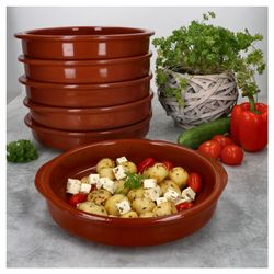 Tonschale-mit-Henkel-24cm-6er-Tonschale-24cm-mood-01.jpg 6er Set Cazuela Tonschale Bernd mit Griffen 24cm XL - 99504_Bild_6