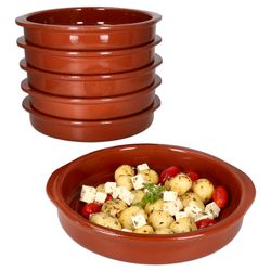 Tonschale-mit-Henkel-24cm-6er-Tonschale-mitHenkel-24cm-ambiente.jpg 6er Set Cazuela Tonschale Bernd mit Griffen 24cm XL - 99504_Bild_5