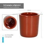 12er Set Schnapsbecher 50ml Tonbecher - 12970_Bild_5