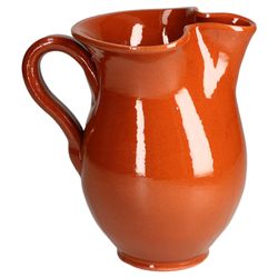 AR-Pitcher-0-5-L-links_1.jpg 5L + 6 Tonbecher 50ml braun glasiert - 99546 + 6x 12970_Bild_2