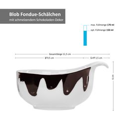 Kela-Blob-Fondue-Schaelchen-Bemassung.jpg 12er Set Fondueschälchen Blob Porzellan_Bild_3