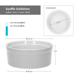24320222-Hit-Muffin-Foermchen-Lotta-Bemassung-Grau-2022.jpg 4er Set Muffinform / Souffle Schale Lotti 12x5cm - 24320222_Bild_4