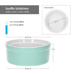 24320222-Hit-Muffin-Foermchen-Lotta-Bemassung-Gruen-2022.jpg 4er Set Muffinform / Souffle Schale Lotti 12x5cm - 24320222_Bild_5
