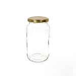 12er Set Rundglas 1062 ml To 82 goldener Deckel incl. Diamant Gelierzauber Rezeptheft_Bild_2