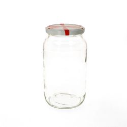 1062ScheifeSingle.jpg 12er Set Rundglas 1062 ml To 82 Schleifendekor Deckel incl. Diamant Gelierzauber Rezeptheft_Bild_2