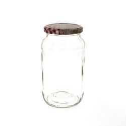 1062HerzRotSingle.jpg 12er Set Rundglas 1062 ml To 82 Holz Herz rot Deckel incl. Diamant Gelierzauber Rezeptheft_Bild_2
