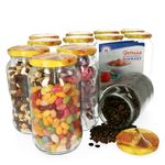 12er Set Rundglas 1062 ml Carino To 82 Deckel mit Honigwabe incl. Diamant Gelierzauber Rezeptheft_Bild_1
