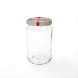 720SchleifeSingle.jpg 12er Set Rundglas 720 ml To 82 Schleifendekor Deckel incl. Diamant Gelierzauber Rezeptheft_Bild_1