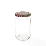 12er Set Rundglas 720 ml To 82 Holz Herz rot Deckel incl. Diamant Gelierzauber Rezeptheft_Bild_1