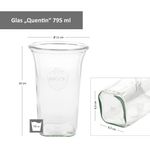 6er Set Weck Quentin 795 ml mit Rezeptheft_Bild_3