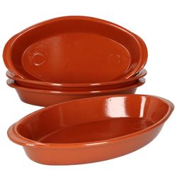 99519-Arte-Regal-Ovale-Auflaufform-32x18cm-4er-Set.jpg 4er Set Ovale Auflaufform Boris Ton 32x18cm M 99519_Bild_2