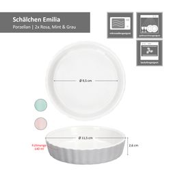 05-24320110-HIT-Emilia-Auflaufform-2024-Bemassung1.jpg 6er Set Crème Brûlée-Förmchen Emilia rosa mint grau Schälchen - 24320112_Bild_7
