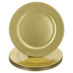 01-22283318-HIT-Gold-Glitzer-Platzteller-6er-Set.jpg 6er Set Platzteller Gold Glitzer 33cm_Bild_1