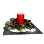4er Set Schieferplatte 30x30cm Schwarz - 23464620_Bild_3