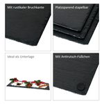 6er Set Schieferplatte 11x30cm Schwarz - 23464632_Bild_4