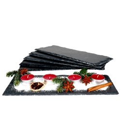23464632-HIT-Schierferplatte-11x30cm-6er-Set-Deko.jpg 6er Set Schieferplatte 11x30cm Schwarz - 23464632_Bild_1