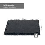 8er Set Schieferplatte 10x10cm Schwarz - 23464680_Bild_3