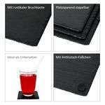 8er Set Schieferplatte 10x10cm Schwarz - 23464680_Bild_5