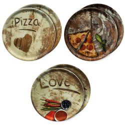 04018-Z31-04018-Z32-04018-Z33-Table-Roc-Pizzateller-33cm-Lieblingspizza-Oliven-Salami-6er-Set.jpg 6er Set Pizzateller 33cm Flour 2x Olive + 2x Salami + 2x Lieblingspizza_Bild_1