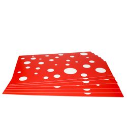 94011-Easy-Tischset-rot-weiss-mit-Punkten-6er-Set.jpg 6er Set Tischset rot mit weißen Punkten 45 x 32 cm_Bild_2