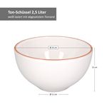 2er Set Salatschüssel Wolle 24cm L weiß - 1832/24_Bild_6