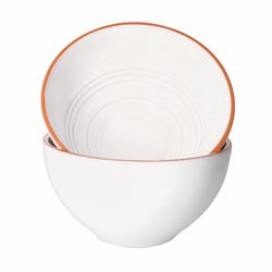 113937-Faiamor-Ton-Bowl-Schale-24cm-weiss-2er-Set-02.jpg 2er Set Salatschüssel Wolle 24cm L weiß - 1832/24_Bild_3