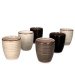 6er Set Kaffeebecher Grey OHNE Henkel_Bild_1