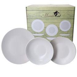 01-24327157-HIT-White-Biata-18tlg-Teller-Set-01.jpg 18tlg. Tellerset White Biata für 6 Personen weiß matt Steingut_Bild_1