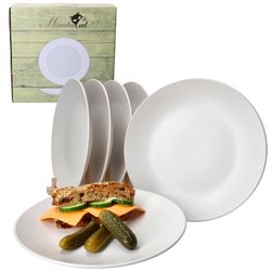 01-24304354-HIT-White-Biata-Speiseteller-6er-Set-mit-Karton-Deko.jpg 6er Set Essteller flach 27cm White Biata Steingut_Bild_1