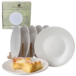 01-24304350-HIT-White-Biata-Kuchenteller-6er-Set-mit-Karton-Deko.jpg 6er Set Dessertteller 21cm White Biata Steingut_Bild_1