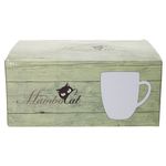 6er Set Kaffeebecher 340ml White Biata Steingut - 24304304_Bild_6