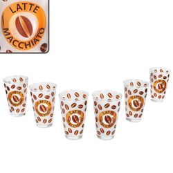02-0806137-Cremona-Latte-Macchiato-Glaeser-Orange-6er-Set.jpg 9 cm - Ritzenhoff 0806137_Bild_2