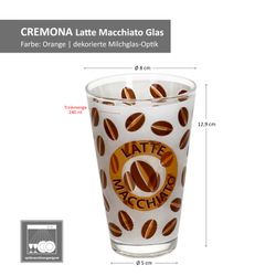 06-0806137-Cremona-Latte-Macchiato-Glaeser-Orange-2025-Bemassung.jpg 9 cm - Ritzenhoff 0806137_Bild_6