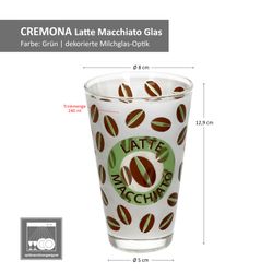 06-0037927-Cremona-Latte-Macchiato-Glaeser-Gruen-2025-Bemassung.jpg 9 cm - Ritzenhoff 0806182_Bild_4