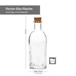 12er Set Vivalto Flasche 500ml Korkverschluss 79886_Bild_5