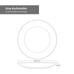 18tlg Teller-Set Grey für 6 Personen_Bild_7