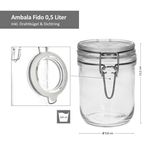 6er Set Ambala Fido Einmachglas rund 50cl_Bild_4