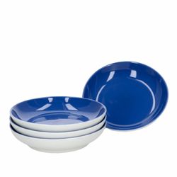 Ritzenhoff-064254-4erSet-Blau-weiss.jpg 4er Set Schale 13cm flach Indigo-Blau Doppio - Ritzenhoff 64254_Bild_2