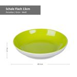 4er Set Schale 13cm flach Grün Doppio - Ritzenhoff 64209 _Bild_4