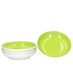 Ritzenhoff-064209-4er-Set-Gruen-Weiss.jpg 4er Set Schale 13cm flach Grün Doppio - Ritzenhoff 64209 _Bild_2