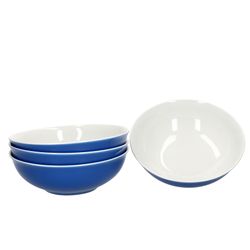 Ritzenhoff-064216-4erSet-weiss-blau.jpg 4er Set Schale 18cm Indigo-Blau Doppio - Ritzenhoff 64216_Bild_2