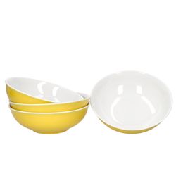 Ritzenhoff-064261-4erSet-Weiss-Gelb.jpg 4er Set Schale 18cm Gelb Doppio - Ritzenhoff 64261_Bild_2