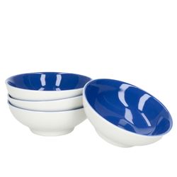 Ritzdenhoff-064230-4er-Set-Blau-Weiss.jpg 4er Set Schale 8cm flach Indigo-Blau Doppio - Ritzenhoff 64230_Bild_2