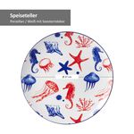 4er Set Speiseteller 27cm Seestern Seaside - Ritzenhoff 270136_Bild_4