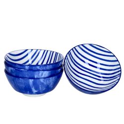 Ritzenhoff-270259-4erSet-Streifen.jpg 4er Set Schale 14cm Streifen Seaside - Ritzenhoff 270259_Bild_2